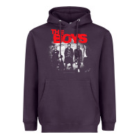 Plum The Boys Graffiti Group Photo Heavyweight Hoodie - longCreatives