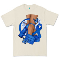 Bone Colon Cancer diva blue ribbon Premium Tee - NancyCooperArtShop