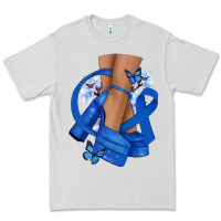 Colon Cancer Diva Blue Ribbon Premium Tee | Teevron