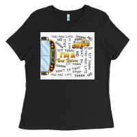 I'm A Bus Driver School Bus Ladies Tee | Teevron