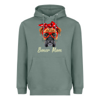 Boxer Mom Dogs  Mothers Day Dog Lovers Gifts For Women Heavyweight Hoodie | Teevron