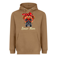 Toasted Coconut Boxer Mom Dogs  Mothers Day Dog Lovers Gifts For Women Heavyweight Hoodie - longCreatives