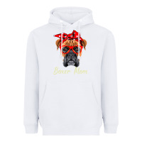 White Boxer Mom Dogs  Mothers Day Dog Lovers Gifts For Women Heavyweight Hoodie - longCreatives