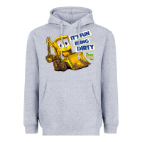 Heather Grey Kids The Stinky and Dirty Show  It's Fun Being Dirty Heavyweight Hoodie - longCreatives