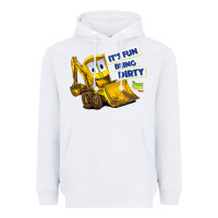 White Kids The Stinky and Dirty Show  It's Fun Being Dirty Heavyweight Hoodie - longCreatives