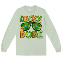 Matcha St. Patrick's Lucky dude Long Sleeve Tee - OliviaCreatesArt