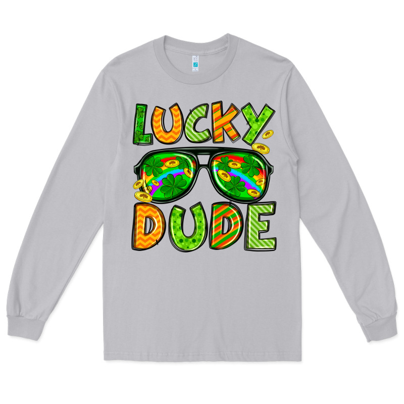St. Patrick's Lucky Dude Long Sleeve Tee by OliviaCreatesArt | Teevron