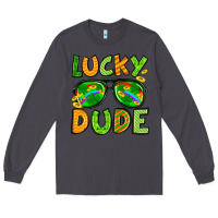 Smoke St. Patrick's Lucky dude Long Sleeve Tee - OliviaCreatesArt