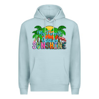 Blue Mist My Favorite Coloris Sunshine Premium Hoodie - CowhideDigitalArt