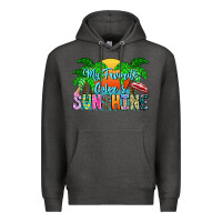 Charcoal Heather My Favorite Coloris Sunshine Premium Hoodie - CowhideDigitalArt