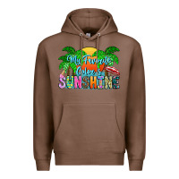 Chestnut My Favorite Coloris Sunshine Premium Hoodie - CowhideDigitalArt