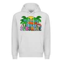 Dove Grey My Favorite Coloris Sunshine Premium Hoodie - CowhideDigitalArt