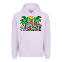 Lilac My Favorite Coloris Sunshine Premium Hoodie - CowhideDigitalArt