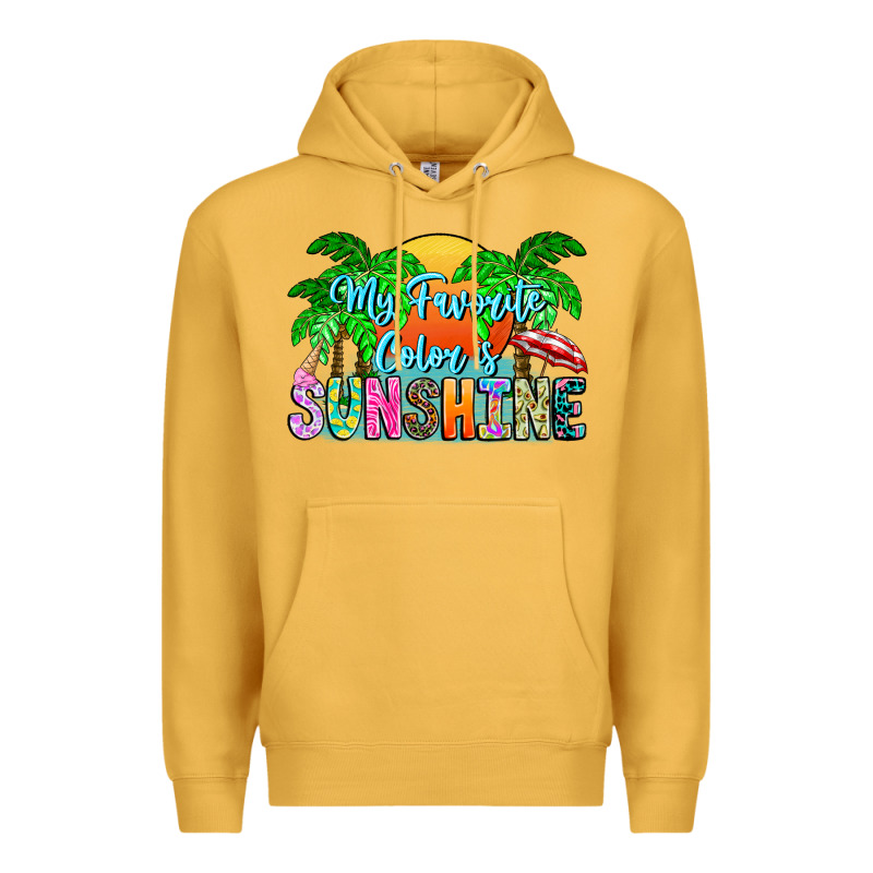 My Favorite Coloris Sunshine Premium Hoodie by CowhideDigitalArt | Teevron