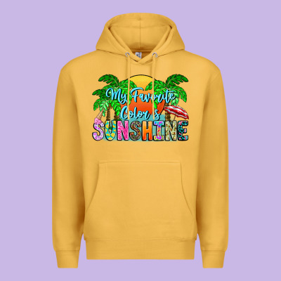 My Favorite Coloris Sunshine Premium Hoodie Designed By Cowhidedigitalart