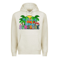 Oatmeal Heather My Favorite Coloris Sunshine Premium Hoodie - CowhideDigitalArt