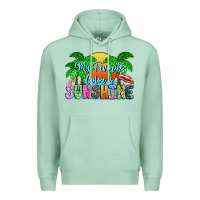 Seafoam My Favorite Coloris Sunshine Premium Hoodie - CowhideDigitalArt