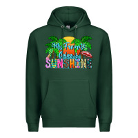 Sports Green My Favorite Coloris Sunshine Premium Hoodie - CowhideDigitalArt