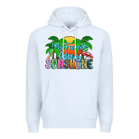 White My Favorite Coloris Sunshine Premium Hoodie - CowhideDigitalArt