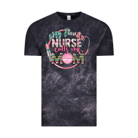 Cloud Black My favorite Nurse calls me mom Vintage Tee - CowGirlArtShop