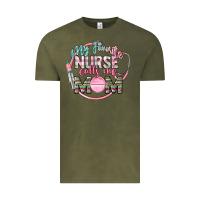 Vintage Olive My favorite Nurse calls me mom Vintage Tee - CowGirlArtShop