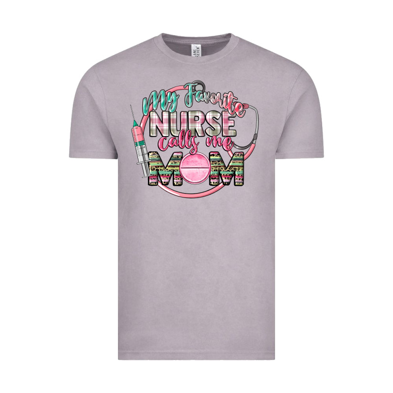My Favorite Nurse Calls Me Mom Vintage Tee by CowGirlArtShop | Teevron