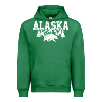 Emerald Alaska Mountains Forest Hunting Usa Urban Hoodie - longCreatives