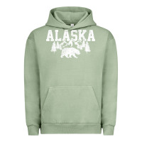 Pigment Oil Green Alaska Mountains Forest Hunting Usa Urban Hoodie - longCreatives