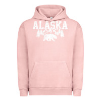 Pigment Salmon Alaska Mountains Forest Hunting Usa Urban Hoodie - longCreatives