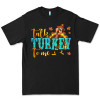 Black Talk Turkey To Me Premium Tee - texasbilliewilder