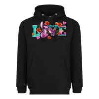 Black love stitch Heavyweight Hoodie - AdoDesignShop