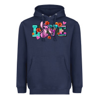 Navy love stitch Heavyweight Hoodie - AdoDesignShop