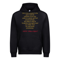 Black Life Is Not A Journey To The Grave With The Intention Urban Hoodie - longCreatives
