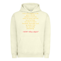 Pigment Pistachio Life Is Not A Journey To The Grave With The Intention Urban Hoodie - longCreatives