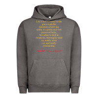 Pigment Tornado Life Is Not A Journey To The Grave With The Intention Urban Hoodie - longCreatives