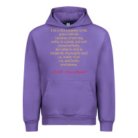 Tulip Life Is Not A Journey To The Grave With The Intention Urban Hoodie - longCreatives
