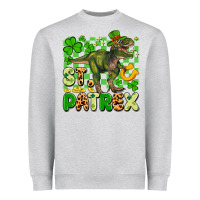 Heather Grey st. patrex Heavyweight Sweatshirt - Artiststas