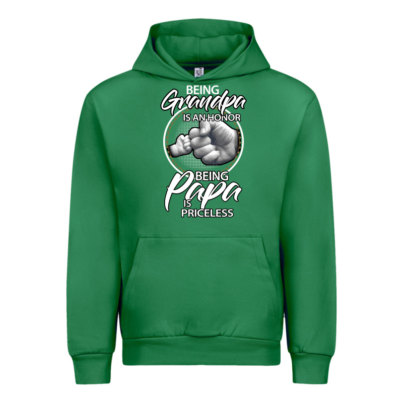Being Grandpa Is An Honor Being Papa Is Priceless, Gift Dad Urban Hoodie by longCreatives | Teevron