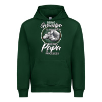 Forest Green being grandpa is an honor being papa is priceless, gift dad Urban Hoodie - longCreatives