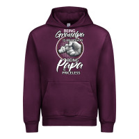Mauve Wine being grandpa is an honor being papa is priceless, gift dad Urban Hoodie - longCreatives