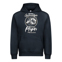 Navy being grandpa is an honor being papa is priceless, gift dad Urban Hoodie - longCreatives