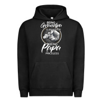 Pigment Black being grandpa is an honor being papa is priceless, gift dad Urban Hoodie - longCreatives