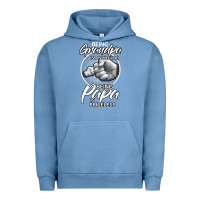 Pigment Pebble Blue being grandpa is an honor being papa is priceless, gift dad Urban Hoodie - longCreatives