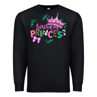 Black birthday princess Premium Sweatshirt - AdoDesignShop