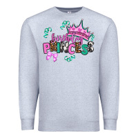 Heather Grey birthday princess Premium Sweatshirt - AdoDesignShop