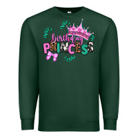 Sports Green birthday princess Premium Sweatshirt - AdoDesignShop