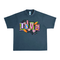 Midnight Navy Easter love Happy Easter Day Urban Heavy Tee - CowGirlArtShop