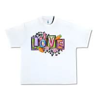 White Easter love Happy Easter Day Urban Heavy Tee - CowGirlArtShop