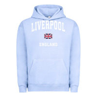 Pigment Grape Ice Liverpool England Vintage Athletic Sports Design Urban Hoodie - longCreatives
