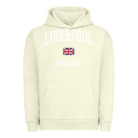 Pigment Pistachio Liverpool England Vintage Athletic Sports Design Urban Hoodie - longCreatives